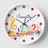 Persoonlijke kleurrijke muzieknotities (Voorkant)