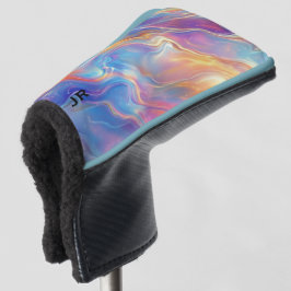 Persoonlijke Kleurrijke Opal Wervelende Marmer Tex Golfheadcover