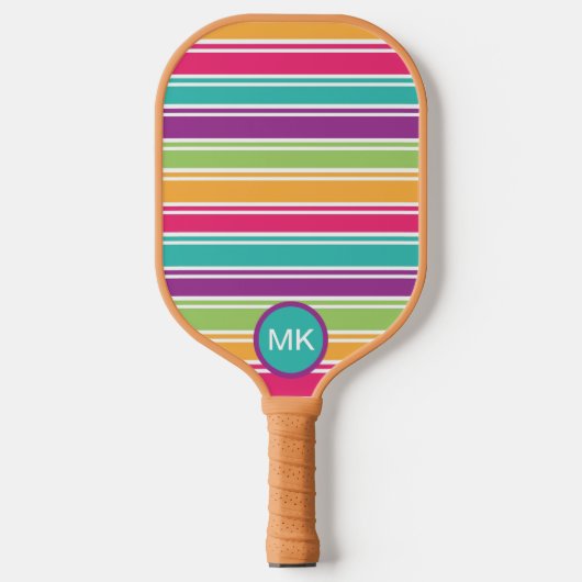Persoonlijke kleurrijke Pickleball Paddle (Voorkant)