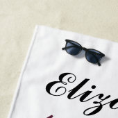 Persoonlijke kleurrijke Pop Art Deer Strandlaken (In situ)