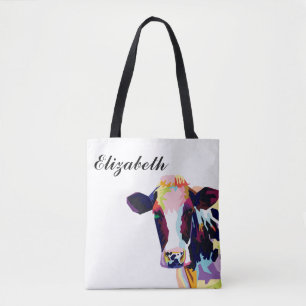 Persoonlijke kleurrijke Pop Tote Bag