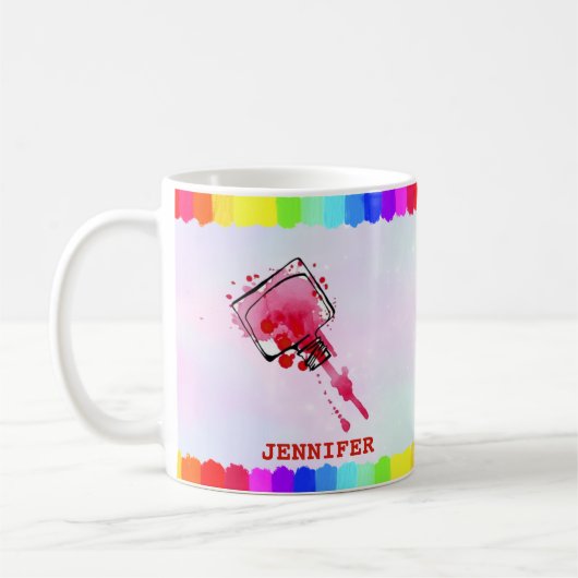 Persoonlijke kleurrijke technische Mok (Links)