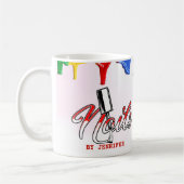 Persoonlijke kleurrijke technische Mok (Links)