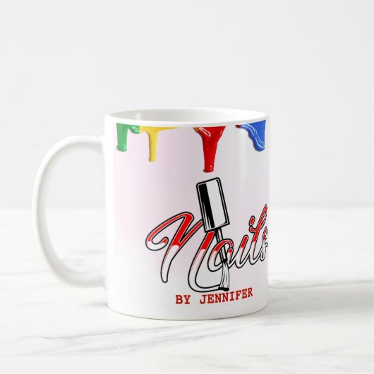 Persoonlijke kleurrijke technische Mok (Links)