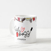 Persoonlijke kleurrijke technische Mok voor nagels (Voorkant links)