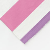 Persoonlijke kleurrijke Unicorn Fleece Deken (Hoek)