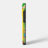 Persoonlijke kleurrijke zwepen van verf iPhone hoesje (Linkerkant)