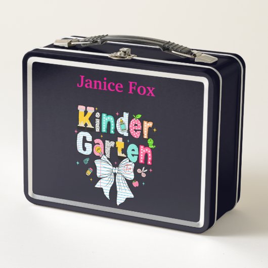 Persoonlijke kleuter lunchbox (Voorkant)