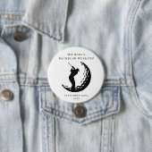Persoonlijke knoop | Bachelor Golf Weekend Ronde Button 7,6 Cm (In situ)