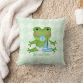 Persoonlijke knuffel baby kikker kussen (Deken)
