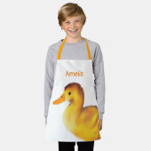 Persoonlijke knuffel eend schort (Gedragen)