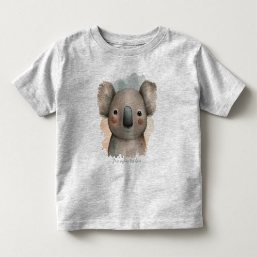 Persoonlijke knuffel Koala Kinder Shirts (Voorkant)