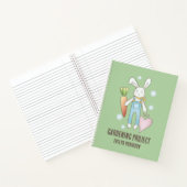 Persoonlijke Knuffel Konijn Kinderen Notitieboek (Binnen)