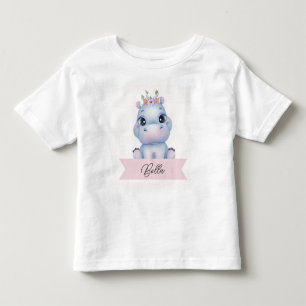 Persoonlijke knuffel nijlpaard kinder shirts
