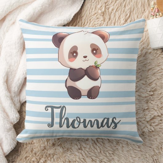 Persoonlijke knuffel panda kussensloop kussen (Deken)