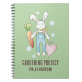 Persoonlijke knuffelbare Bunny voor Kinderen Notitieboek (Voorkant)