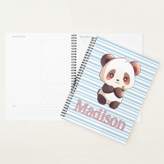 Persoonlijke knuffelbare panda planner (Display)