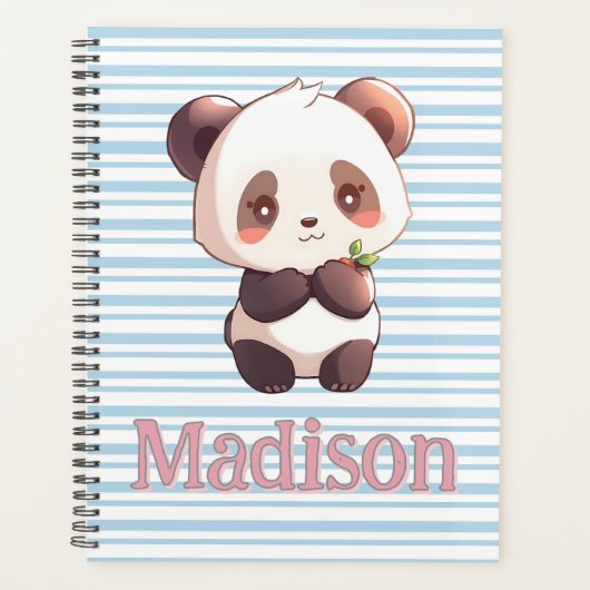 Persoonlijke knuffelbare panda planner (Voorkant)