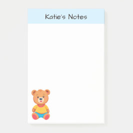 Persoonlijke Knuffelende Teddibeer Kinderen Post-it® Notes