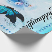 Persoonlijke knuppel naar mijn kleindochter cadeaupapier (Hoek)