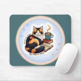 Persoonlijke Knusse Calico Kat Teal Muismatje Muismat