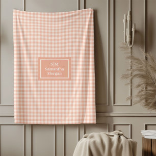 Persoonlijke knusse deken chic moderne esthetiek