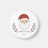 Persoonlijke knusse Kerstman Kerstmis Magneet (Voorkant)