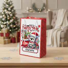 Persoonlijke Koala Kerst Naam Klein Cadeauzakje
