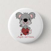 Persoonlijke Koala Love Button (Voorkant)