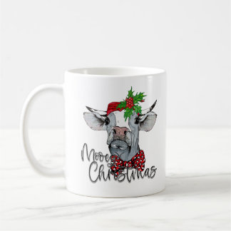 Persoonlijke Koe Mooey kerstkoffie Mok
