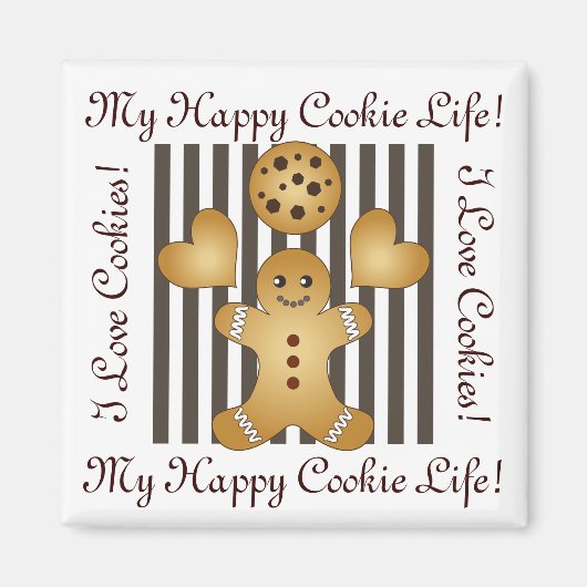 Persoonlijke koekjesman Koekje Magneet (Voorkant)