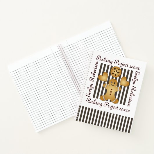 Persoonlijke koekjesman Koekje Notitieboek (Binnen)