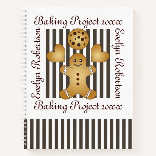 Persoonlijke koekjesman Koekje Notitieboek (Voorkant)