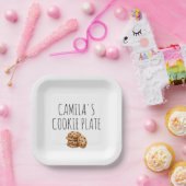 Persoonlijke koekplaat papieren bordje (Feest)