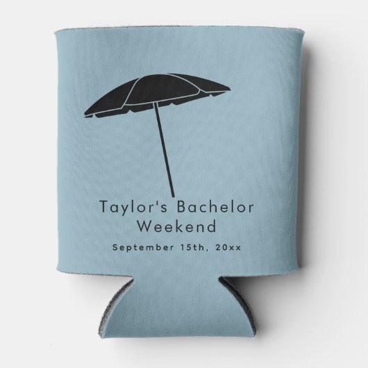 Persoonlijke Koelbox | Bachelor Beach Weekend Blikjeskoeler (Voorkant)