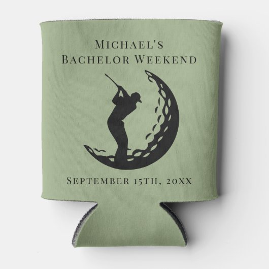 Persoonlijke Koelbox | Bachelor Golf Weekend Blikjeskoeler (Voorkant)