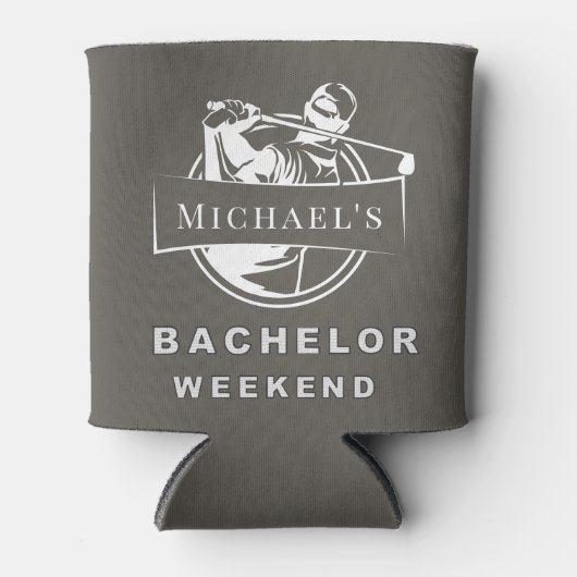 Persoonlijke Koelbox | Bachelor Golf Weekend Blikjeskoeler (Voorkant)