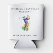 Persoonlijke Koelbox | Bachelor Golf Weekend Blikjeskoeler (Voorkant)