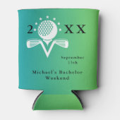 Persoonlijke Koelbox | Bachelor Golf Weekend Blikjeskoeler (Voorkant)