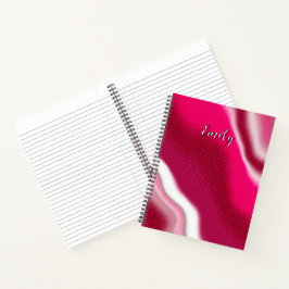 Persoonlijke Koele Snoepriet Rode Kerst Geschenk Notitieboek