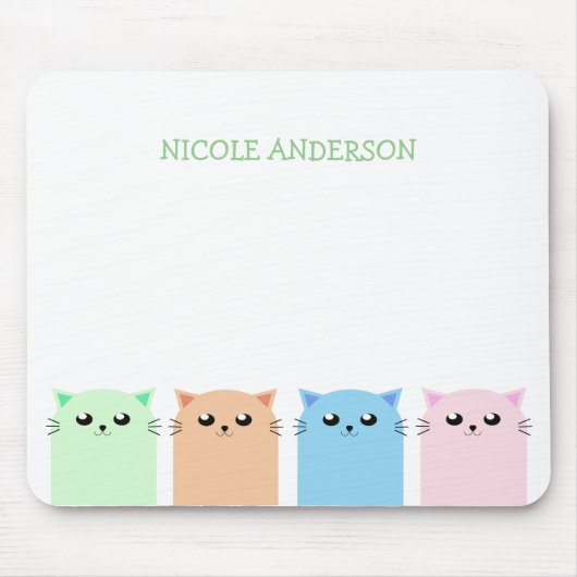 Persoonlijke kofferdeksels bevestigen muismat (Voorkant)