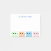 Persoonlijke kofferdeksels bevestigen post-it® notes (Voorkant)