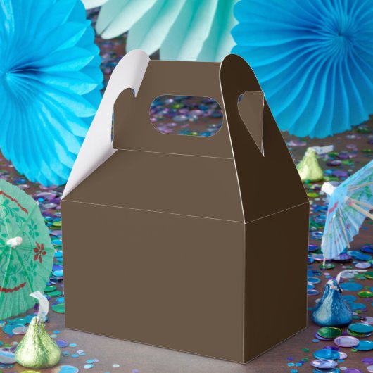 Persoonlijke koffie bruine cadeau dozen – Gable 4x Bedankdoosjes (Feest)