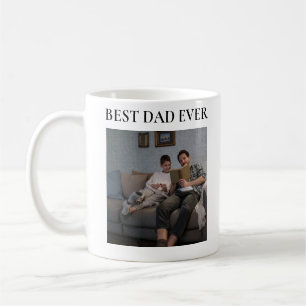 Persoonlijke koffie-mok met de zin "Beste vader Koffiemok