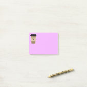 Persoonlijke koffie onderweg post-it® notes (Op bureau)