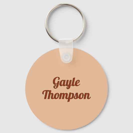 Persoonlijke koffie op schuim sleutelhanger (Achterkant)