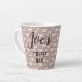 Persoonlijke koffiebarbeker latte mok