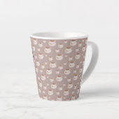 Persoonlijke koffiebarbeker latte mok (Rechterhoek)