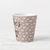 Persoonlijke koffiebarbeker latte mok (Voorkant)