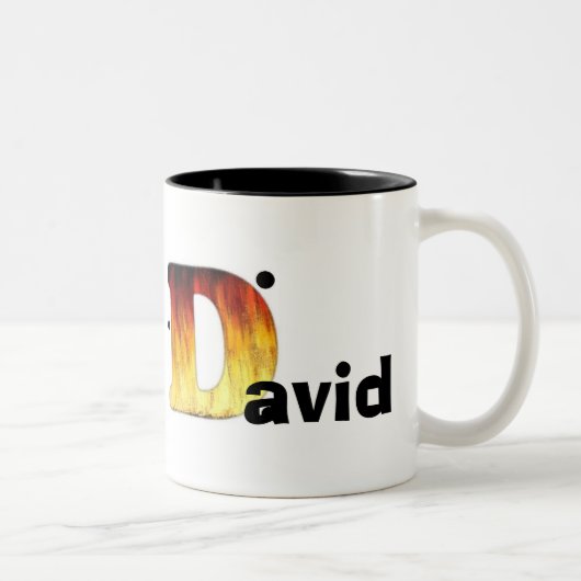 Persoonlijke koffiebeker voor de Mok van DAVID (Rechts)